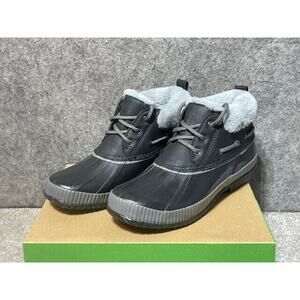 JBU by Jambu Snow Boots Womens 7M B1MRA01 Maria Waterproof Faux Fur Black